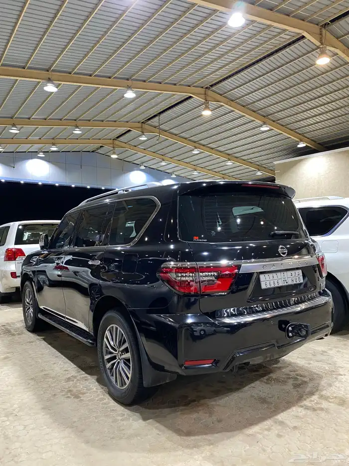 للبيع نيسان باترول 2021 فل كامل بلاتينيوم سعودي عداد 105الف 7