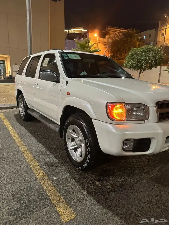 نيسان باثفندر 2005 ممشى قليل 112000 كم فل كامل أبيض لؤلؤي 0