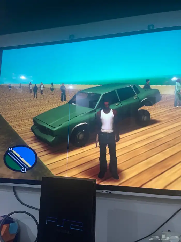 بلاستيشن 2سوني 2 ps2 fat 7