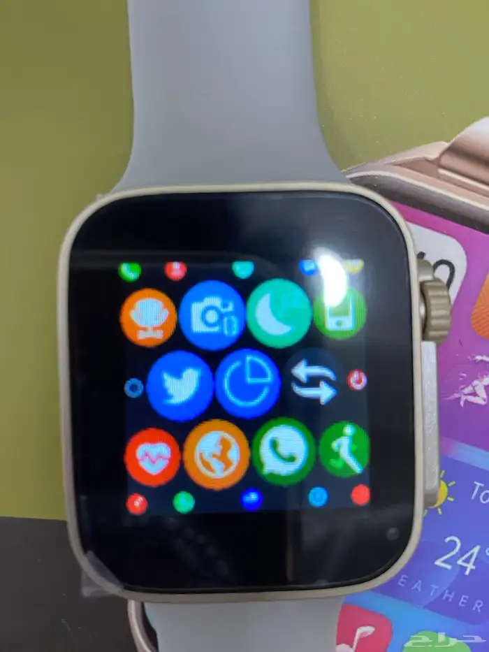 ساعه ذكيه شبيه ابل جديد 1