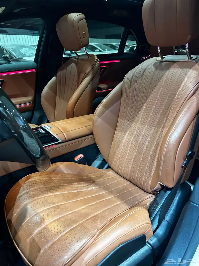 مرسيدس S450 وارد قطر بنزين 2023 العداد 18 الف فقط شرط الفح 38