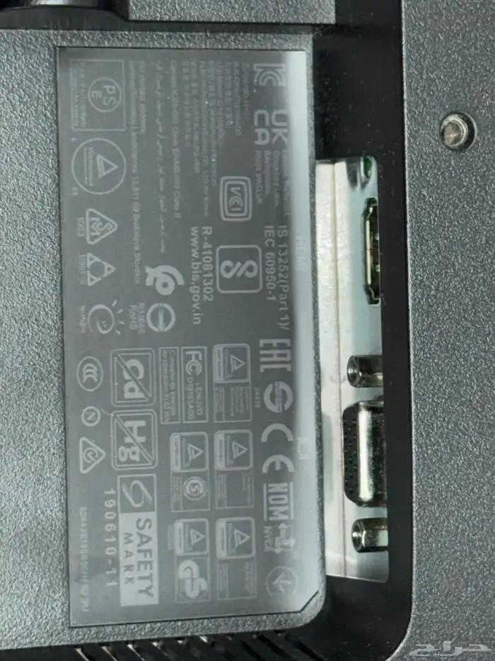 شاشه كمبيوتر لينوفو D19-10 مستعمله 18.5بوصه اخت الجديده 250 12