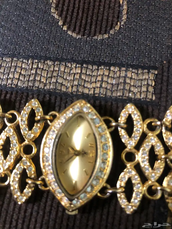 اعرض لكم ساعة ماركة  مطلي ذهب عيار 18 اصلية يابانية 1