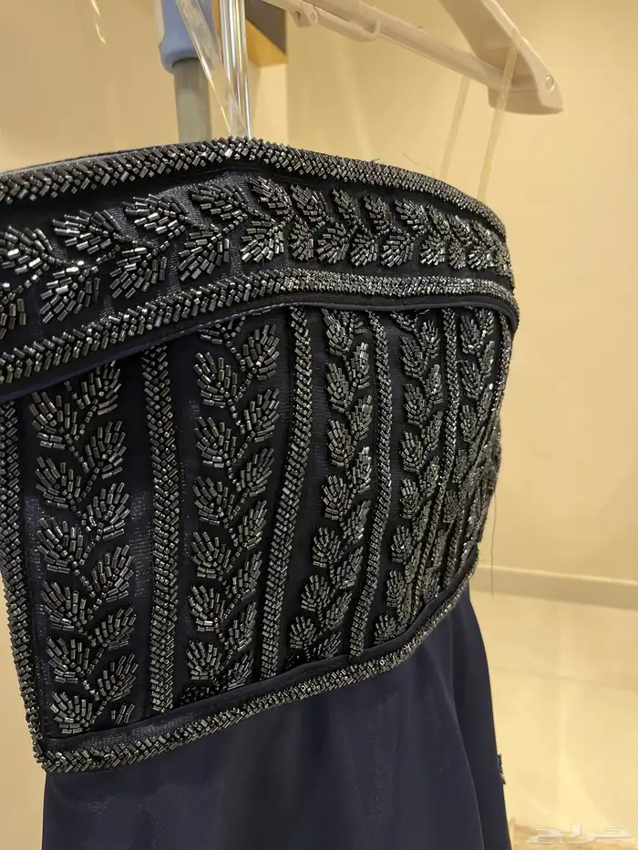 فستان ماانلبس إلا مرا لونه كحلي مقاسه s 1