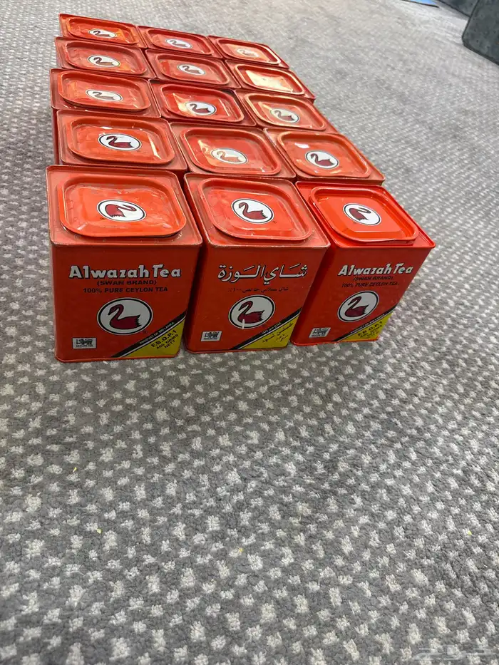 علبه الوزه فاضيه للبيع 15 علبه نظيفه 1