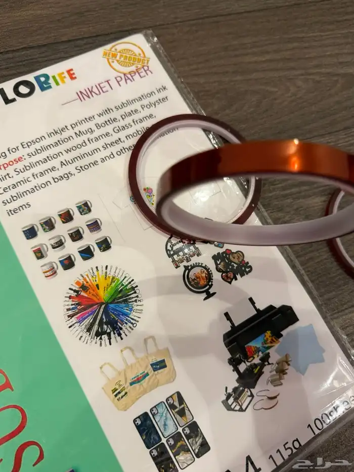 مكبس طباعة حرارية 11 1 مع طابعة إبسون 6