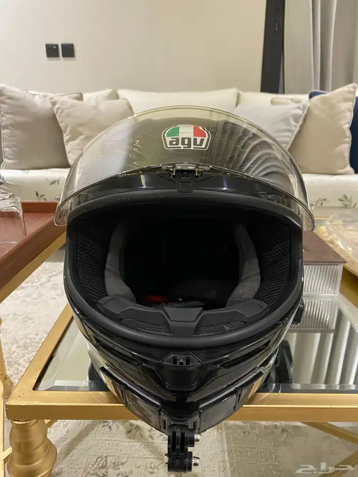 خوذة agv K6 مقاس XL مع سماعة 0