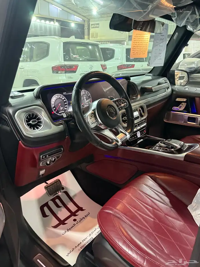 مرسيدس G63 2021 عداد 169 الف وارد الخليج فل 7