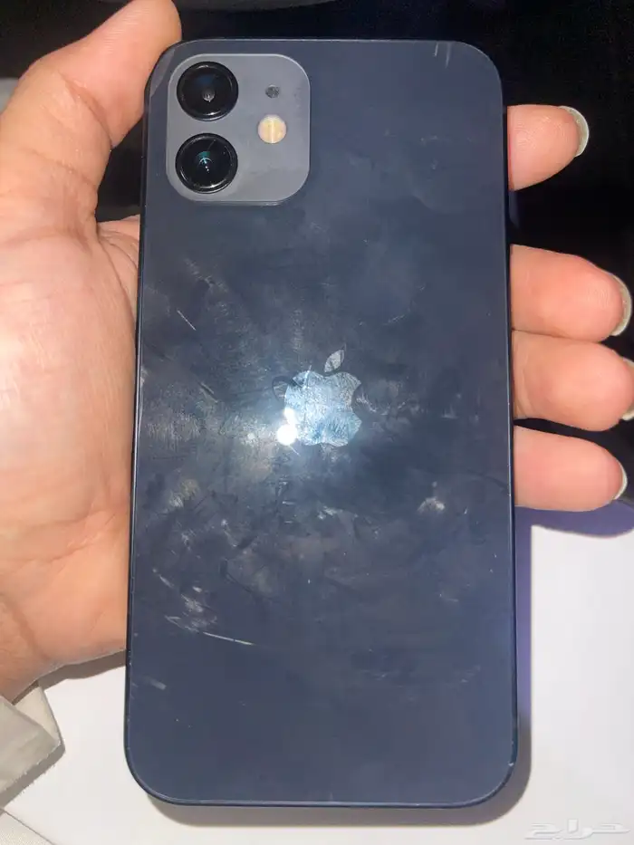 ايفون 12 عادي 64 قيقا بطاريه93 للبيع جهاز نظيف 1