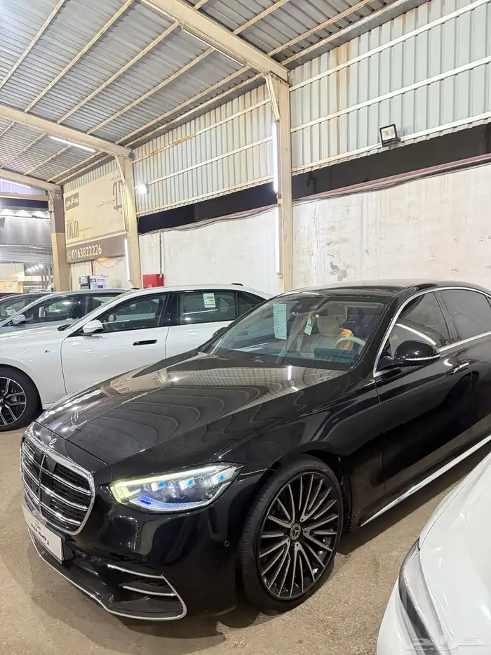 مرسيدس S500 2021 عداد 74 الف وارد الخليج فل مواصفات 2