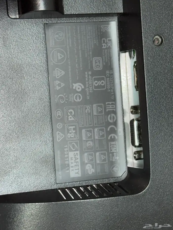 شاشه كمبيوتر لينوفو D19-10 مستعمله 18.5بوصه اخت الجديده 250 10