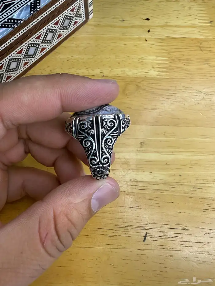 خاتم عقيق سليماني صياغة عارف 1