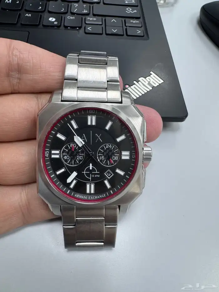 ساعه ارماني اصليه وكالة للبيع او للبدل بالدمام 0