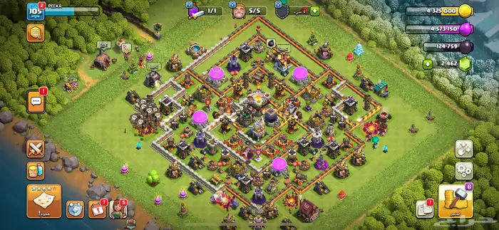 حساب كلاش اوف كلاتس للبيع 0