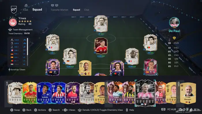 تشكيلة Fc 26 للبيع عع السوم 0