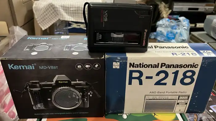 2 راديو جديدة و مسجل جيب 0