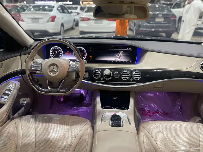 مرسيدس s400 موديل 2016 زر واحد 10