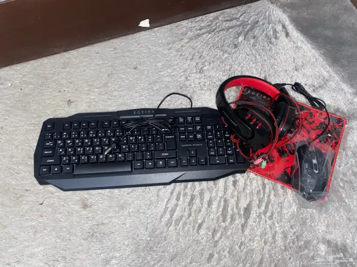 ماوس و كبيورد RGB و سماعة جديده 0