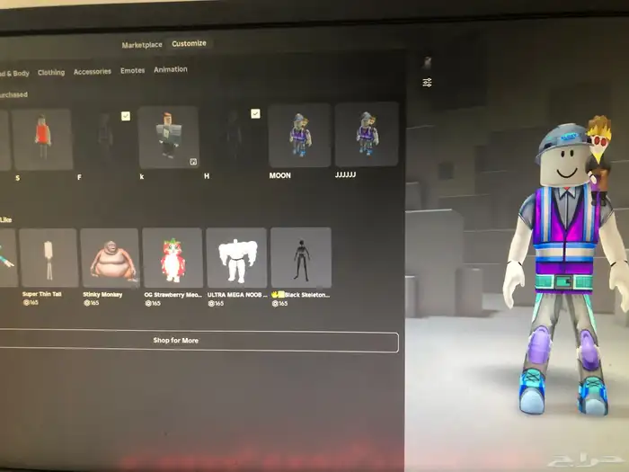 حساب روبلوكس للبيع ماكون اول 3