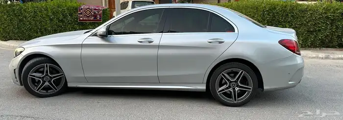 مرسيدس C200 AMG kit مع لوحه مميزه 1