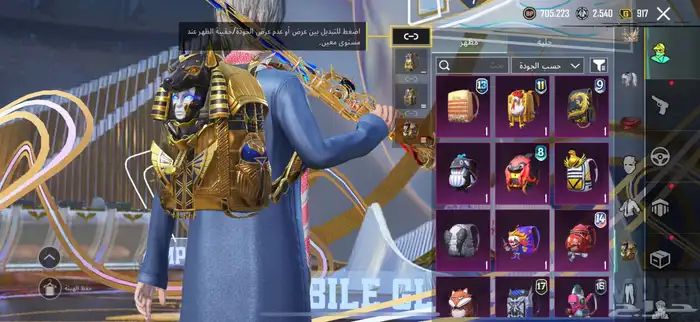 حساب ببجي 34