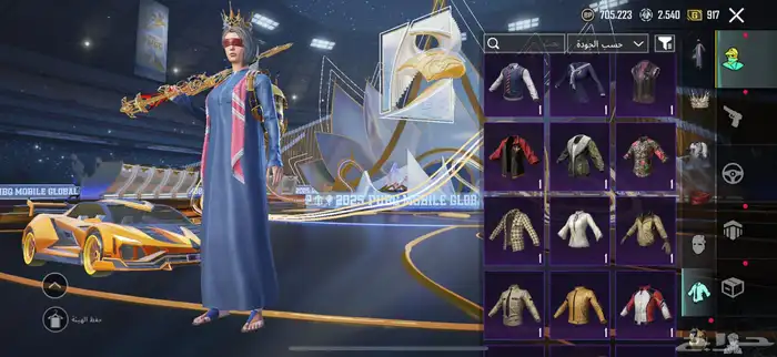 حساب ببجي 25