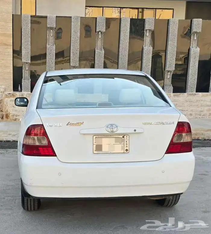 كورولا مخزن سعودي 2002 خالي من الرش 1.8 لتر 3