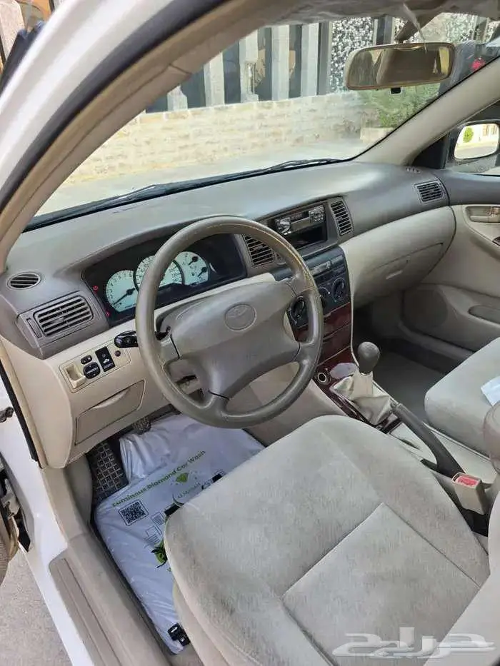 كورولا مخزن سعودي 2002 خالي من الرش 1.8 لتر 17