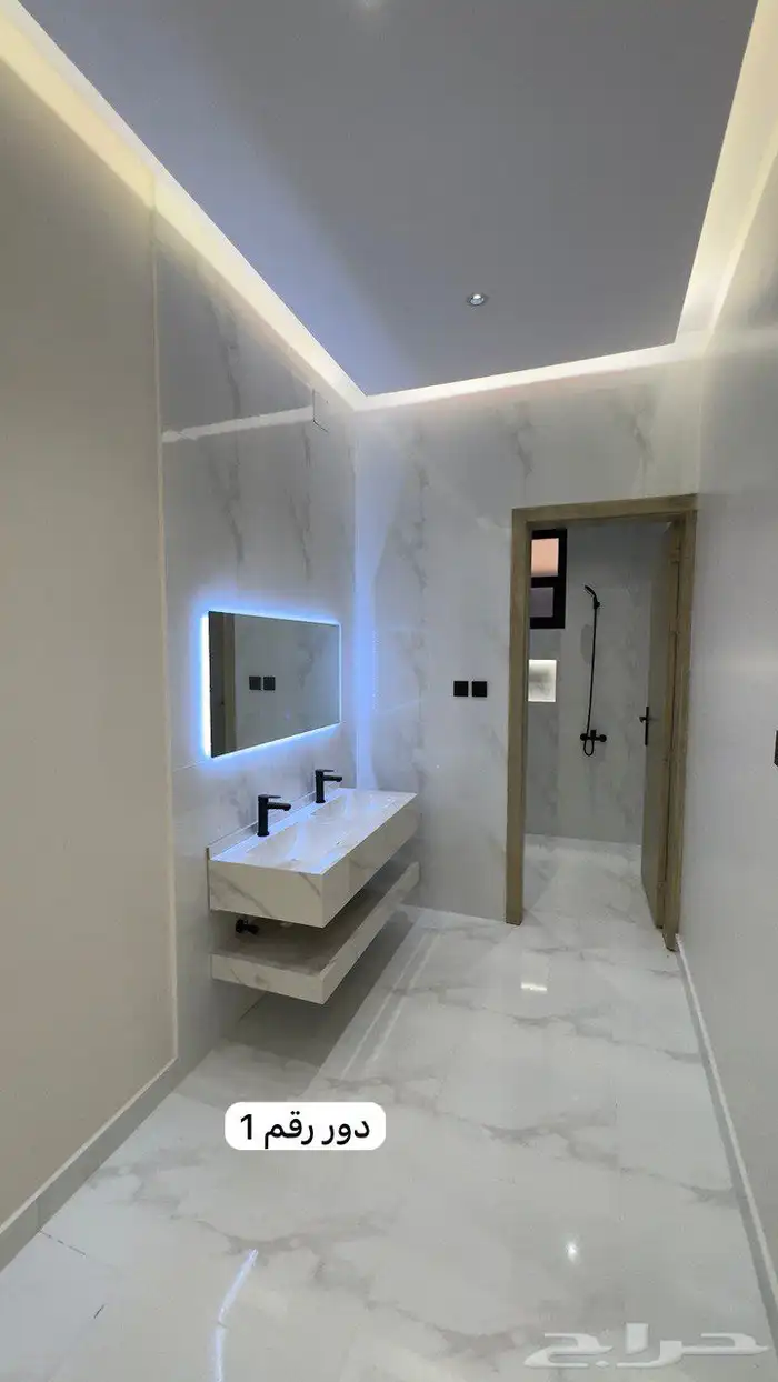 اعرض لكم عقارين ادوار ارضيه كل دور بصك مستقل راس بلكه 45