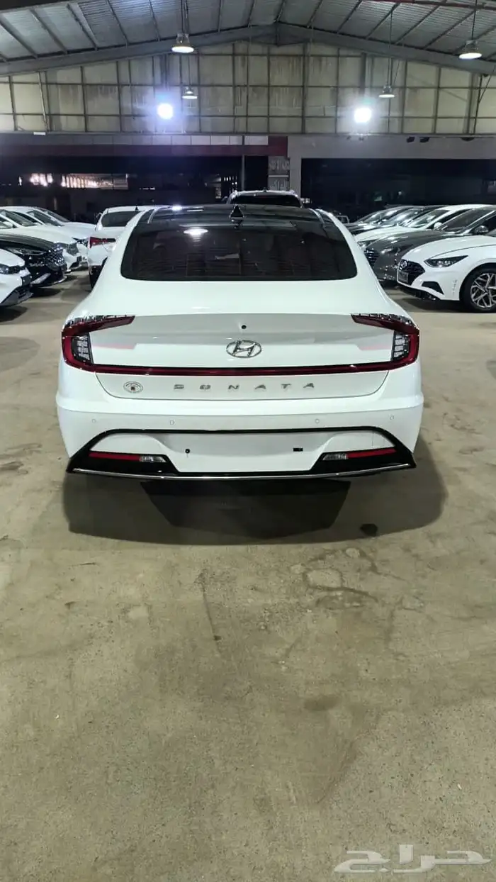 هيونداي سوناتا ابيض 2020 بنزين وارد كوريا 4