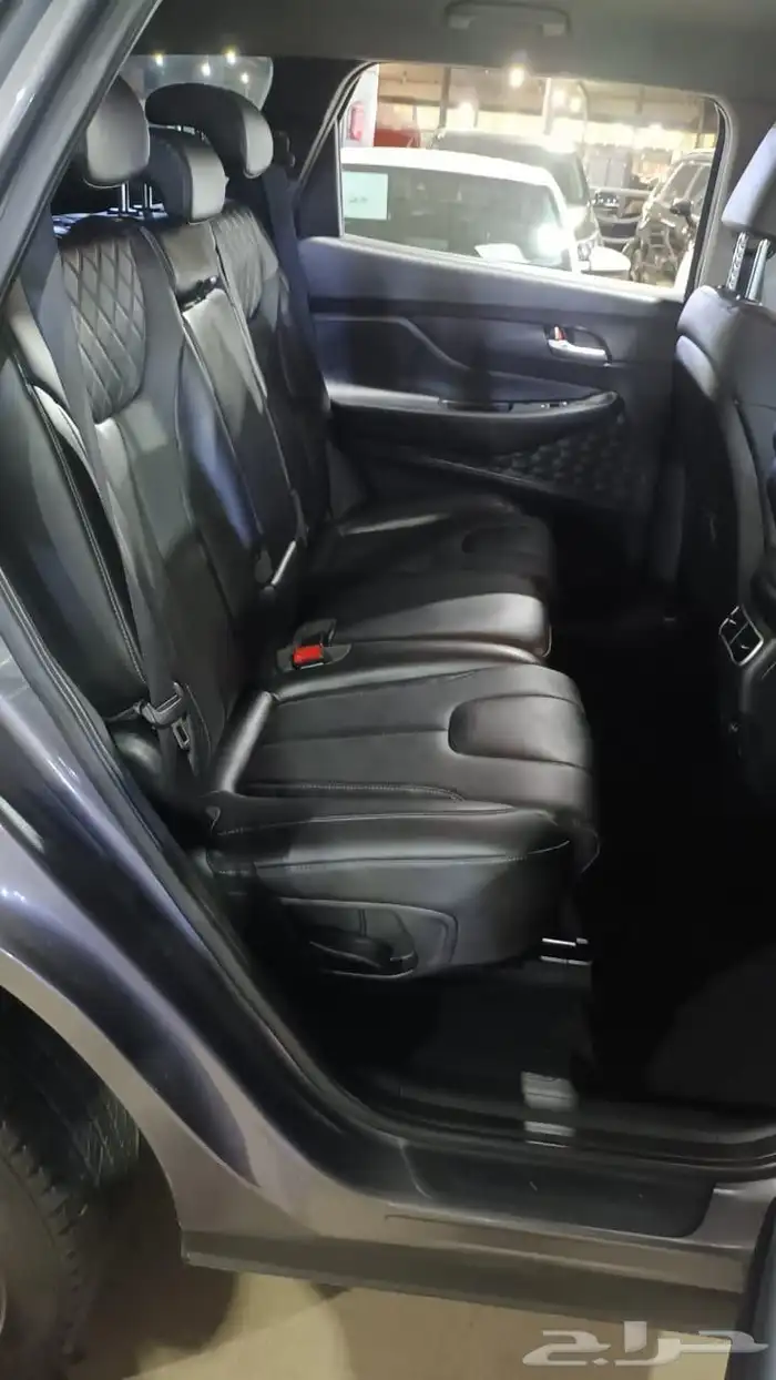 هيونداي سنتافي رصاصي 2021 ديزل بطاقة جمركية وارد كوريا 8