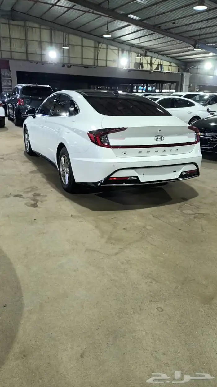 هيونداي سوناتا ابيض 2020 بنزين وارد كوريا 5