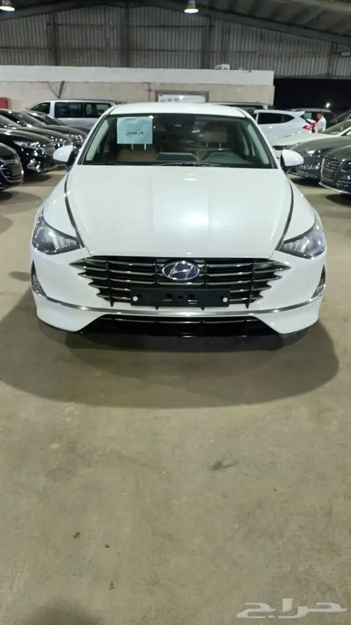 هيونداي سوناتا (ابيض) 2020 بنزين وارد كوريا 1