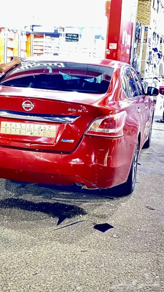 البيع سياره التيما 2013 بحالتها ارهن مرشوش كمل 1