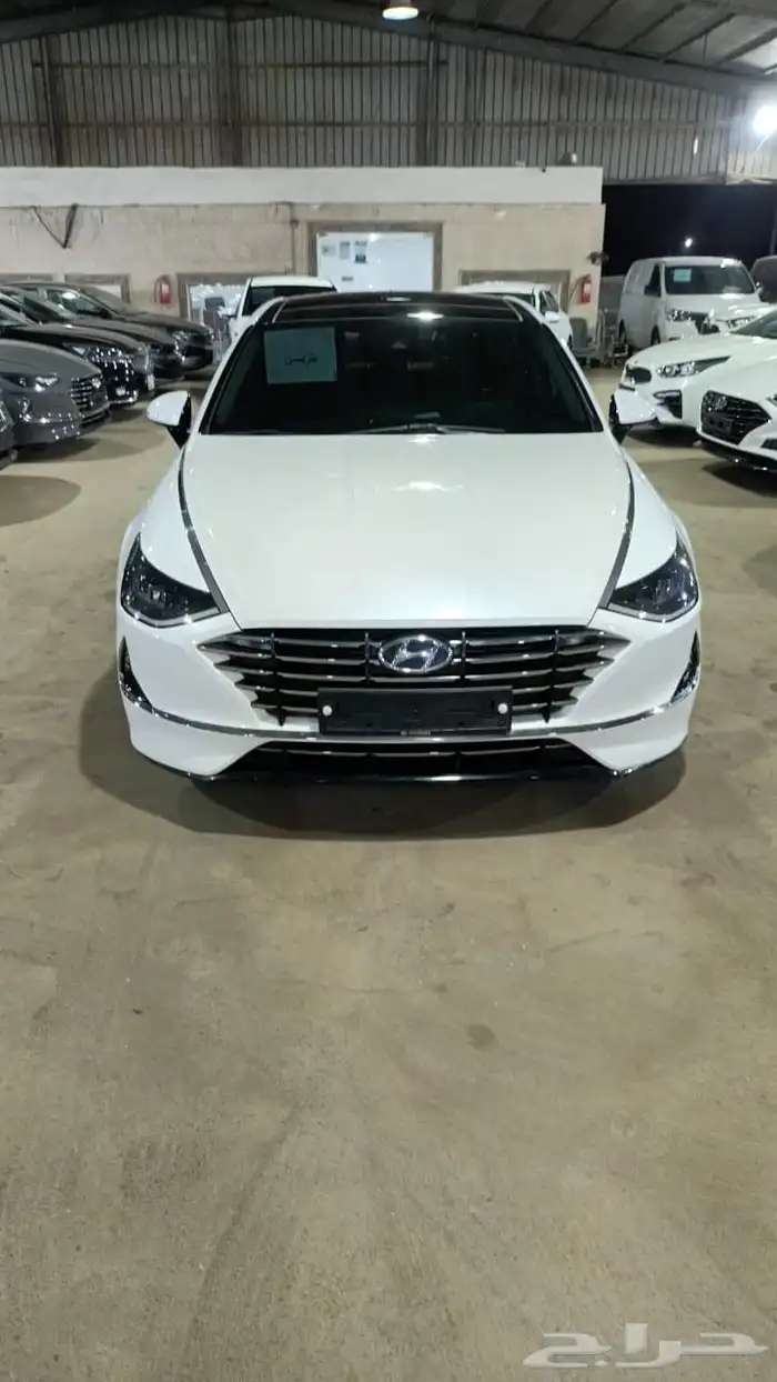 هيونداي سوناتا ابيض 2020 بنزين وارد كوريا 2