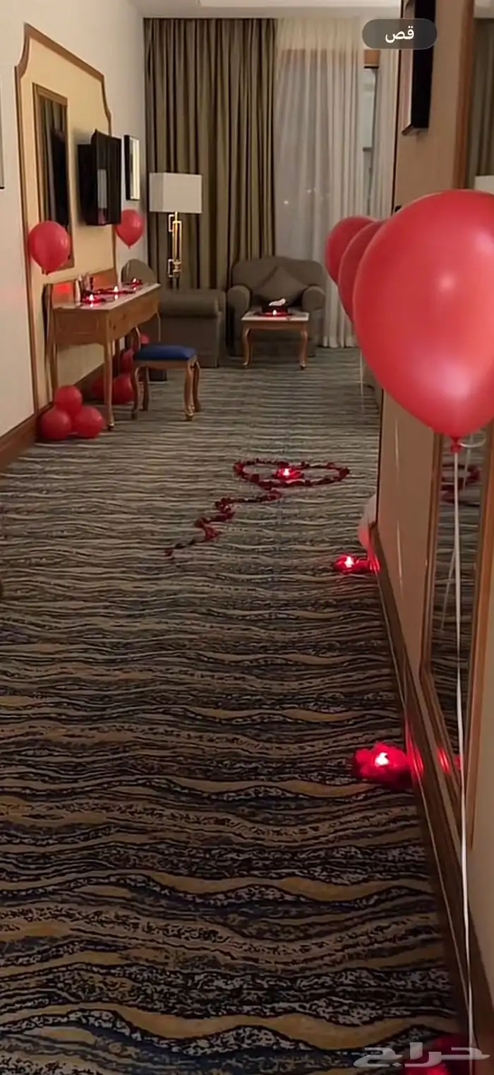 منسقة فنادق شاليه تغليف فندق عرسان متزوجين 1