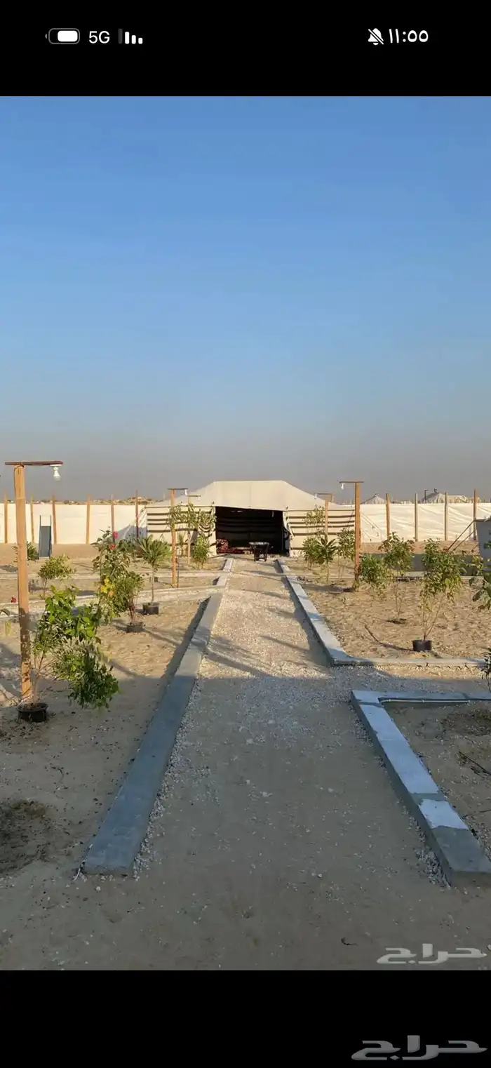 مخيم ايجار على طريق مطار الدمام vip 8