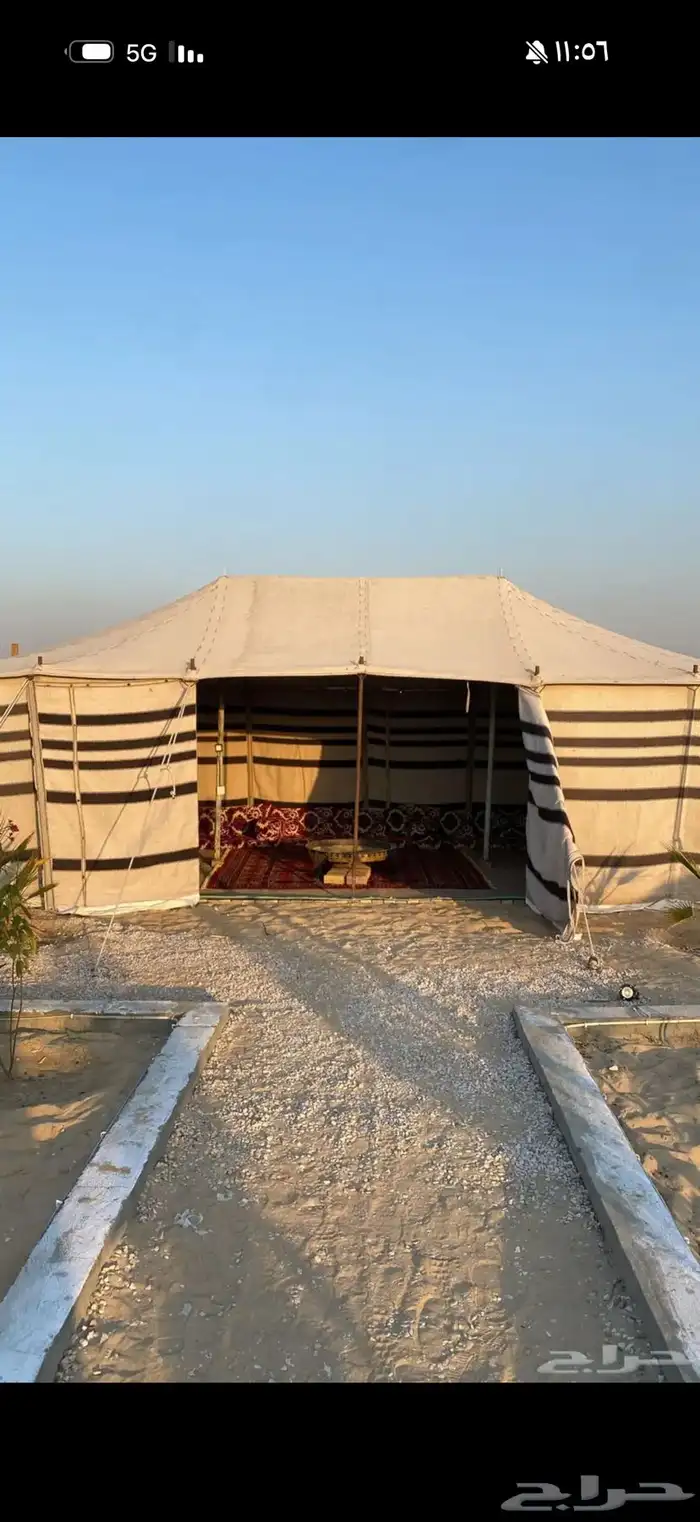 مخيم ايجار على طريق مطار الدمام vip 18