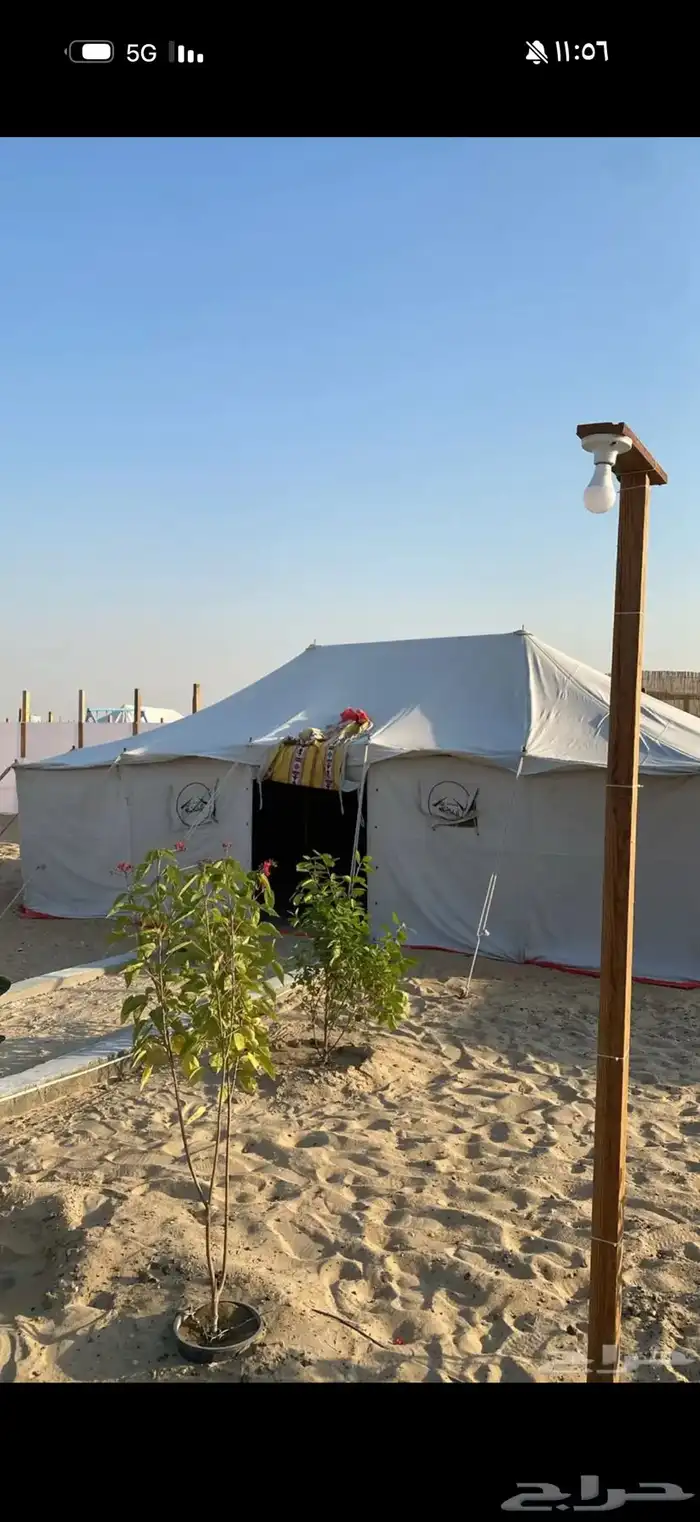 مخيم ايجار على طريق مطار الدمام vip 14