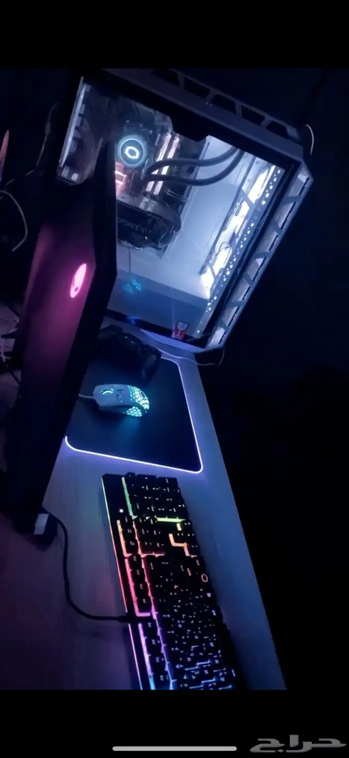 بي سي قيمنق للبيع مواصفات كرت 3070 وكرت ryzen 7 0