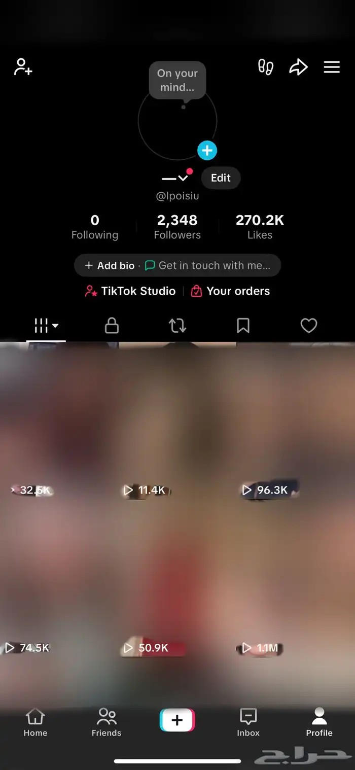 حساب تيك توك تفاعل عالي 0