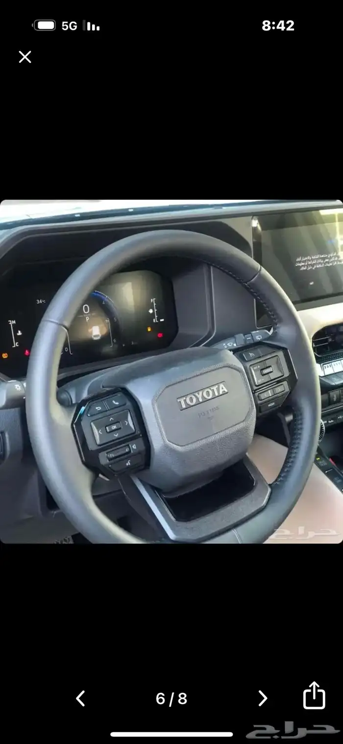 برادو ديزل موديل 25 فل فتحه وثلاجه فيه TXL2 ماشي 2000كم 2