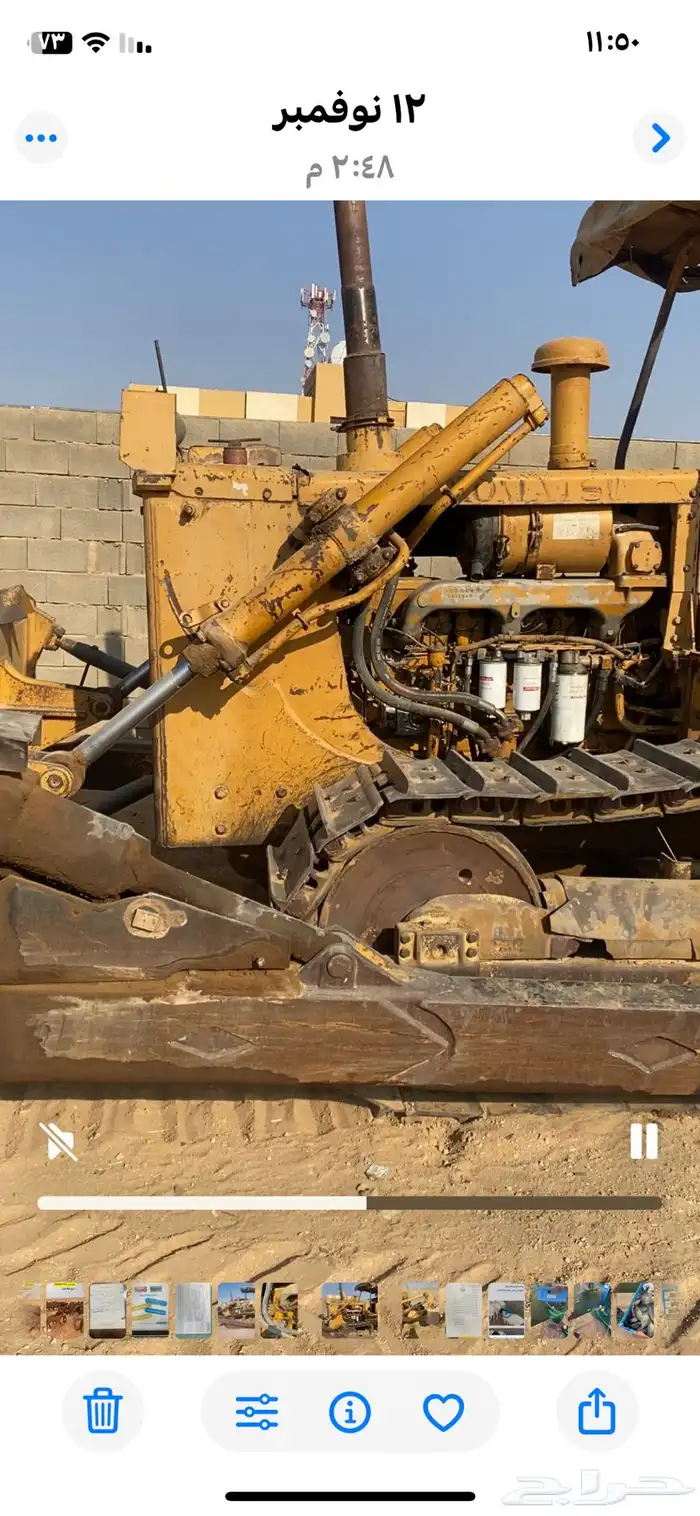 للبيع بلدوزر 65علي 7نظيف تو موضب مشروط وسالم من الاحمات 7