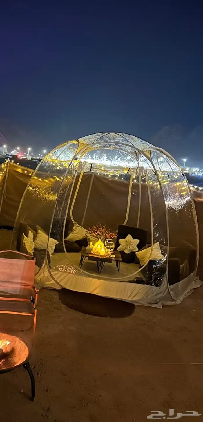 خيمة شفافة 0
