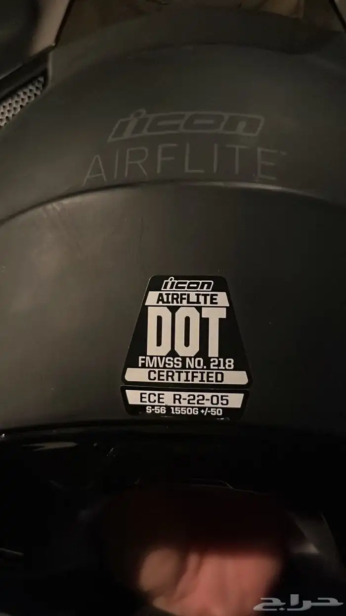 خوذة ايكون جديد استعمال قليل 4