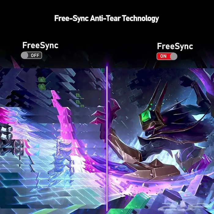 شاشه العاب بيضاء 24 انش من ايسنو منحنيه 180 Hz 4