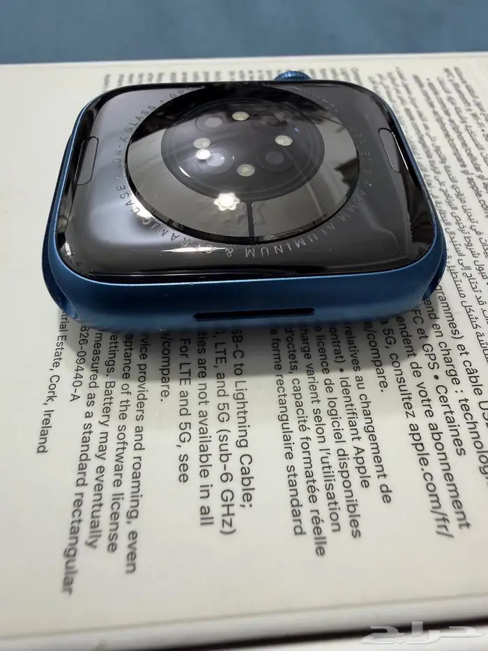 ساعة ابل Apple Watch Series 7 اللون كحلي نظيفة جدا 3