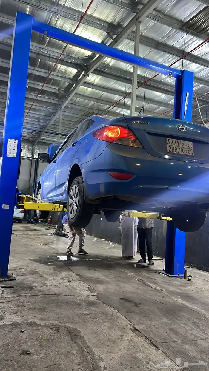 اكسنت 2018 ازرق ستاندر مرشوش كامل للبيع 4