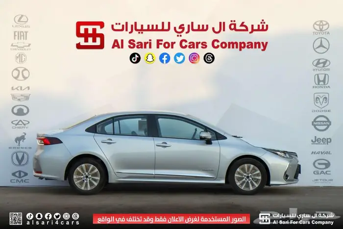 تويوتا كورلا XLI جنوط محرك 2.0 2025 لقساط بنوك وشركات 6