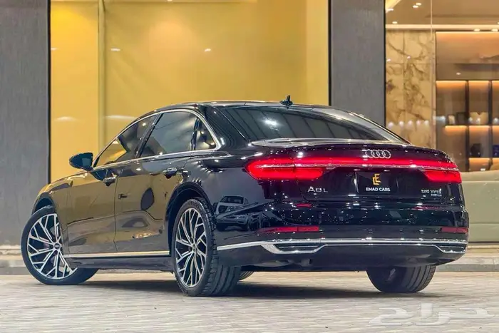 اودي A8L V6 2021 اسود خليجي تحت الضمان 3